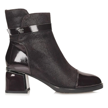  Eleganckie brązowe botki S.Barski CR52-680 BROWN