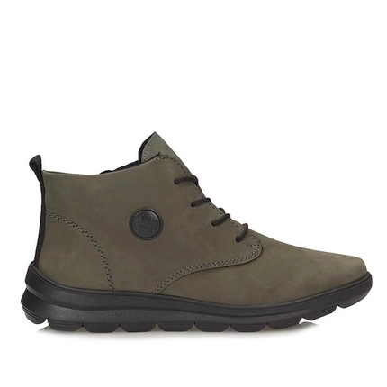 Stylowe sznurowane botki damskie Rieker Z0022-54