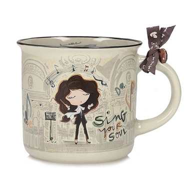 Kubek Anekke 43485-103 TAZA MUG ORCHESTRA wielokolorowy porcelanowy
