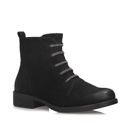 Botki Sergio Leone BT556 czarny nubuk