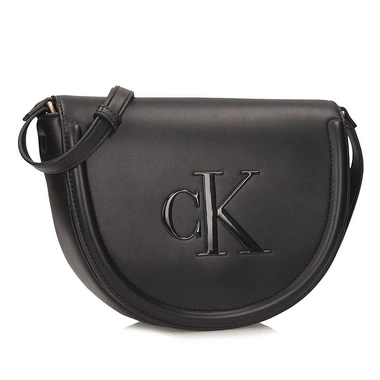 Oryginalna listonoszka damska Calvin Klein LV04F3221G UB1 RAISED SADDLE CROSSBODY BLACK