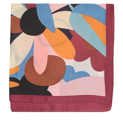 Kolorowa chusta damska Art Of Polo sz25269-3 dark red