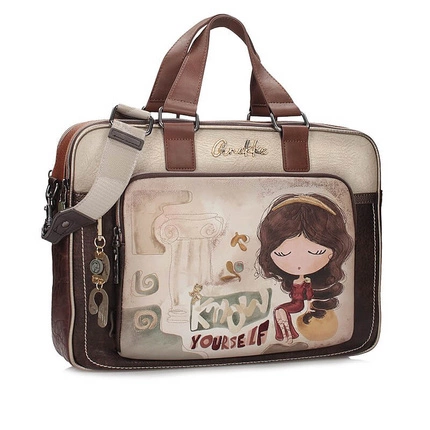 Pojemna torba na laptopa Anekke 42706-113 PORTADOCUMENTOS SINTETICO