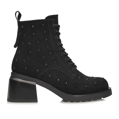 Eleganckie damskie Botki S.Barski na słupku JC42-43