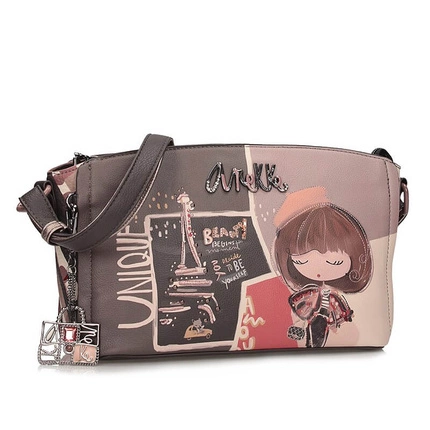 Modna torebka listonoszka na ramie Anekke 41803-513 BOLSO HANDBAG MADEMOISELLE