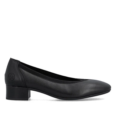 Klasyczne czółenka damskie na płaskim obcasie Rieker 43452-00