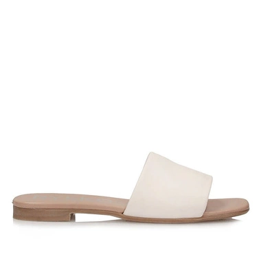 Stylowe Skórzane Klapki Ryłko 0AGH2_V_2TSF CREAM