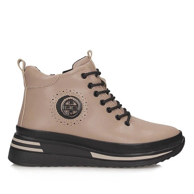 Skórzane codzienne damskie botki trzewiki Filippo DBT4215/25 TP