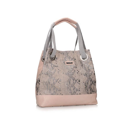 Torebka shopper bag Toscanio 979 pudrowy róż