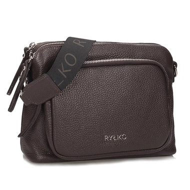 Klasyczna skórzana listonoszka Ryłko R40881TB_3QJ
