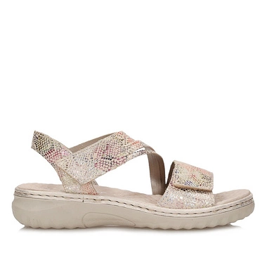 Casualowe codzienne sandały damskie Rieker 60464-90