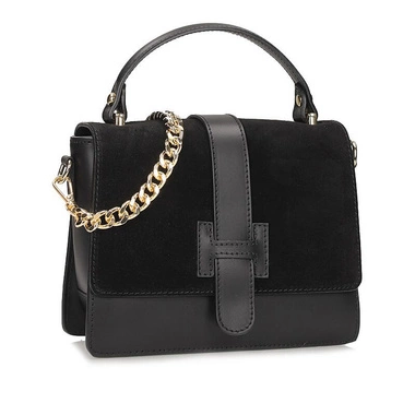 Elegancka Listonoszka Torebka na ramię Toscanio G03 czarna