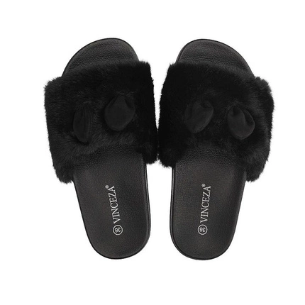 Klapki Vinceza 2149BK Czarne