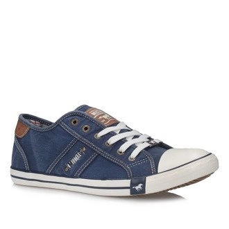 Tenisówki trampki męskie jeans Mustang 4058310-841