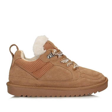 Sneakersy damskie T. Sokolski YAN Z26-544 CHESTN brązowe sznurowane ocieplane zamszowe skórzane
