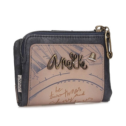 Mały zgrabny portfel portmonetka damska Anekke 41849-910 MADEMOISELLE