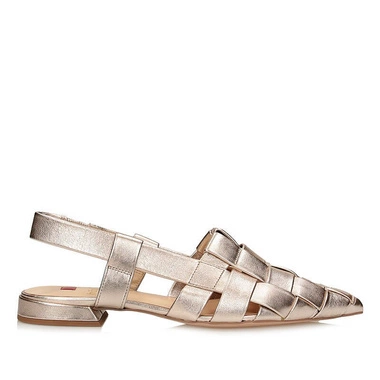 Sandały z zakrytym przodem Hogl 9-10 1931 Cosymetal-Leder 7800 lightbro