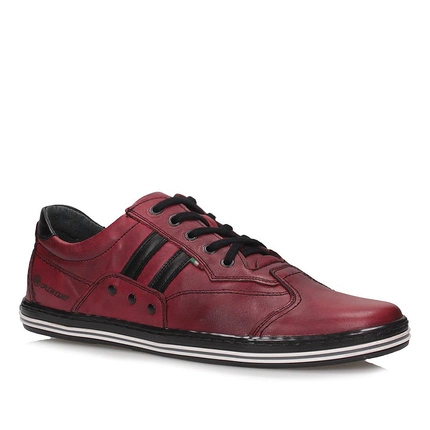 Półbuty męskie Abis casual czerwone 1801