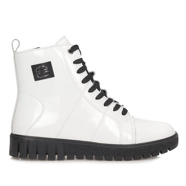 Komfortowe damskie botki trzewiki Filippo DBT7273/25 WH