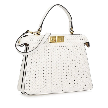 Klasyczna biała torebka damska Sca'viola MIA WHITE