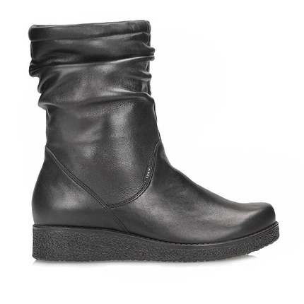 Wygodne Skórzane Botki Axel comfort 4362 powiększona tęgość H