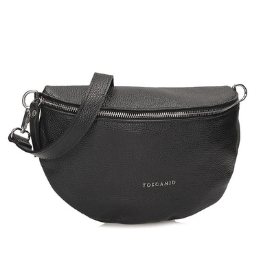Modna Stylowa Nerka Saszetka Toscanio F181 CZARNA