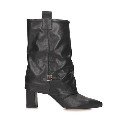 Eleganckie czarne botki damskie EXQUISITE 1570 CZARNE.LICO