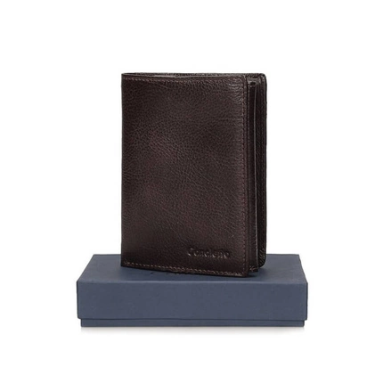 Pojemny elegancki Portfel Canaletto 1555/s160 RIFD brązowy