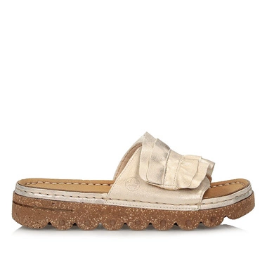 Modne klapki damskie Rieker V8763-60