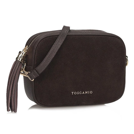 Stylowa Listonoszka Torebka na ramię Toscanio G88 C.BRĄZ D23