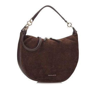 Stylowa Skórzana włoska Torebka Toscanio F217 C.BRĄZ D23
