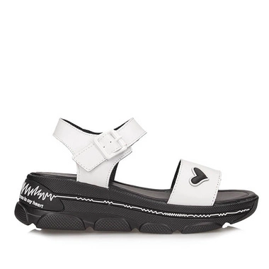 Wygodne sandały damskie na platformie Filippo DS6978/25 WH