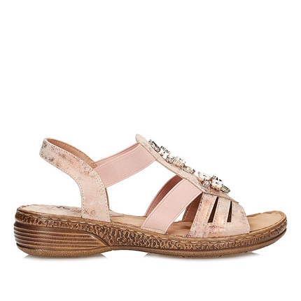 Komfortowe różowe sandały damskie EVENTO 25SD35-8849