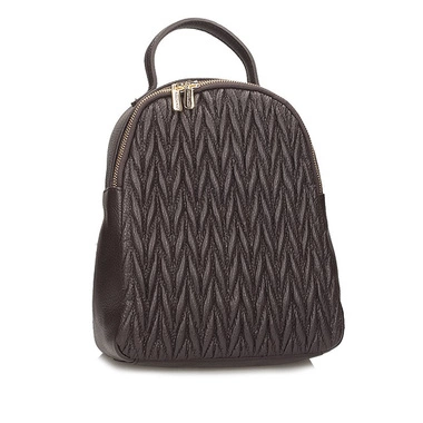 Skórzany włoski damski Plecak Toscanio F231 C.BRAZ D23