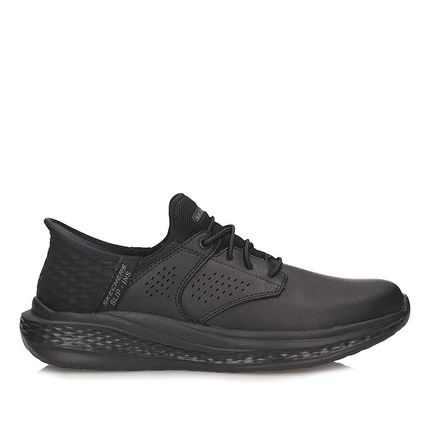 Komfortowe męskie półbuty Skechers 210890 BBK SLADE - MACKLIN
