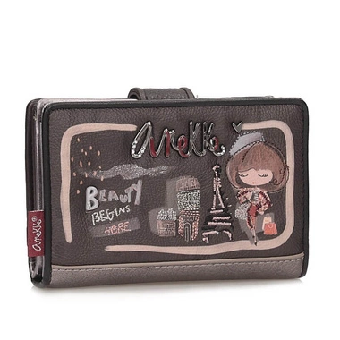 Średni portfel damski Anekke 41809-902 BILLETERO WALLET MADEMOISELLE