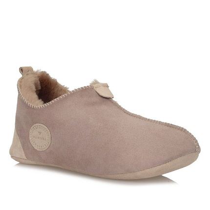 Bambosze kapcie domowe Vanuba Oxford D019-001 Beż