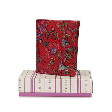 Czerwony portfel w kwiatki Baju Baj 1031-115