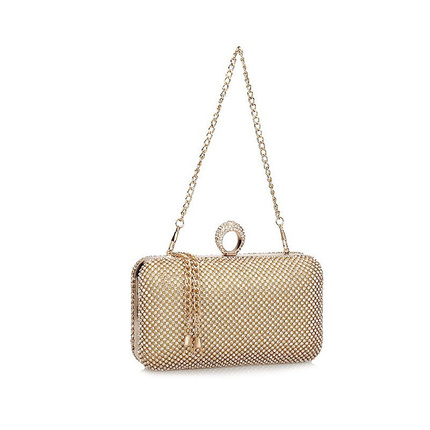 Elegancka wieczorowa Torebka Michelle V4064 gold