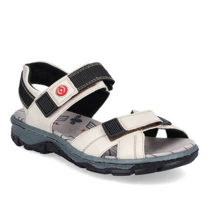 Komfortowe damskie sandały na rzep Rieker 68851-80
