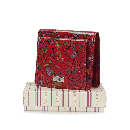 Mały damski czerwony portfel Baju Baj 1008-115