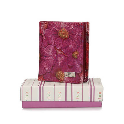 Mały wielokolorowy portfel Baju Baj 1031-124 w kwiaty