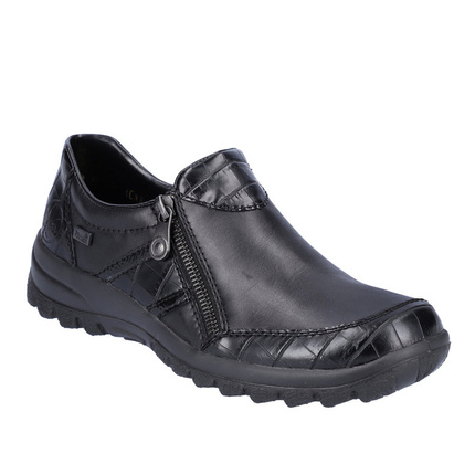 Półbuty Rieker L7166-00 czarny