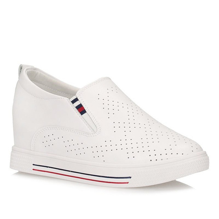 Półbuty sneakersy Filippo DP1356/22 WH biały