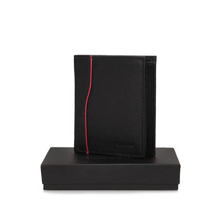 Portfel Bellugio TM-126R-416 black/red RFID