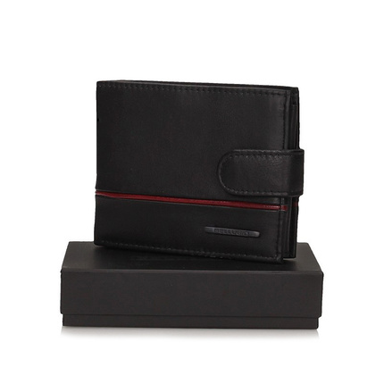 Portfel Bellugio TMM-80R-035 black/red RFID