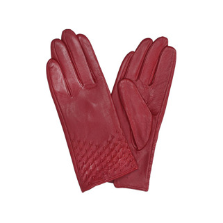 Rękawiczki skórzane Prius czerwone