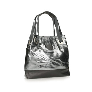 Torebka shopper bag Toscanio 979 srebrna