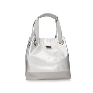Torebka shopper bag Toscanio 979 srebro