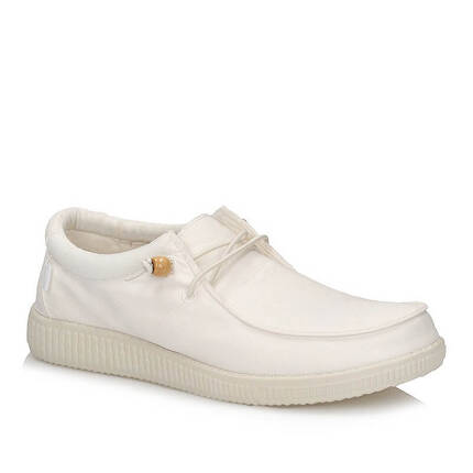 Wygodne Sneakersy Półbuty Pitas Wp150 Wallabi Washed Blanco